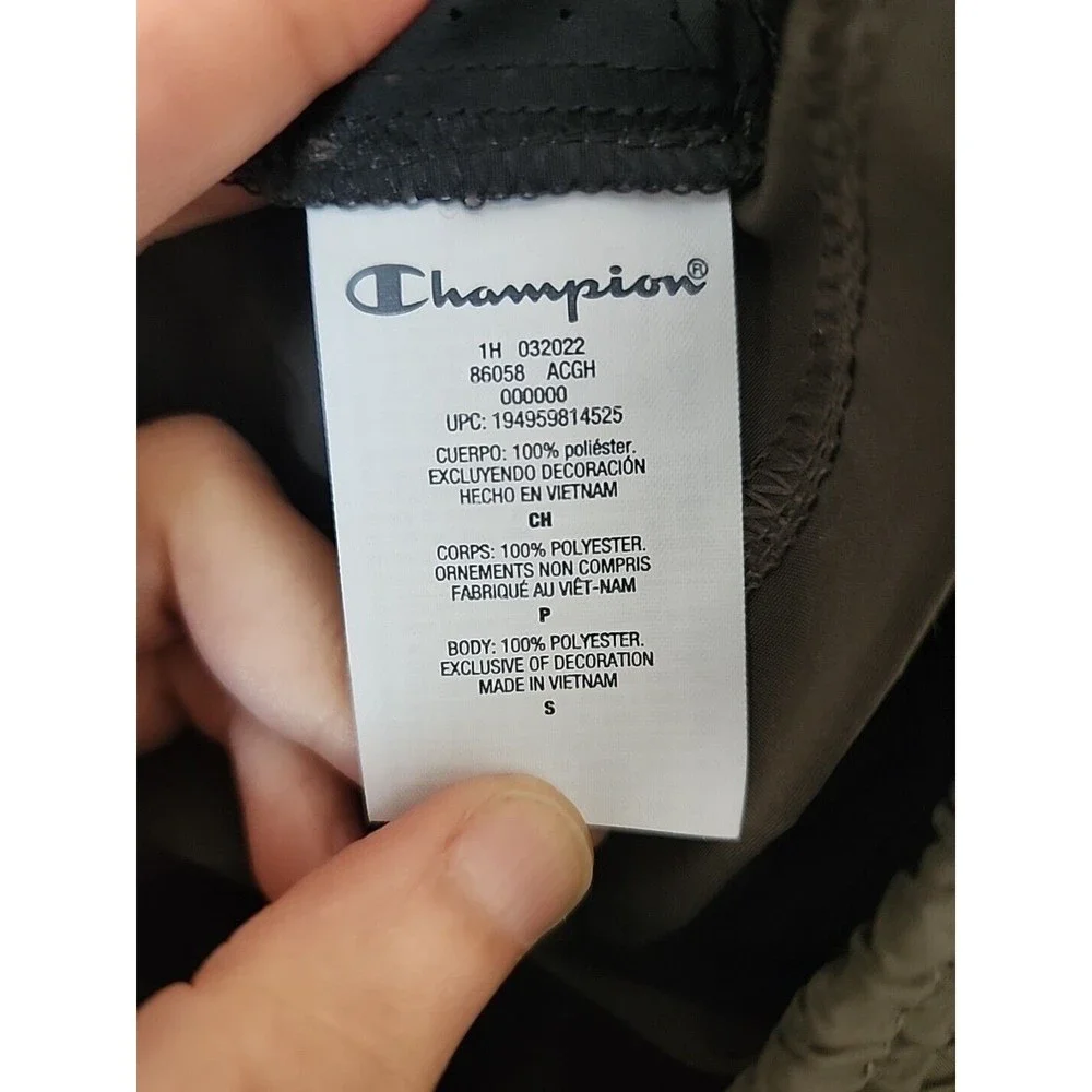 Champion Sport Shorts Mens S Olive Green Double Dry Athletic Lightweight Gym NEW